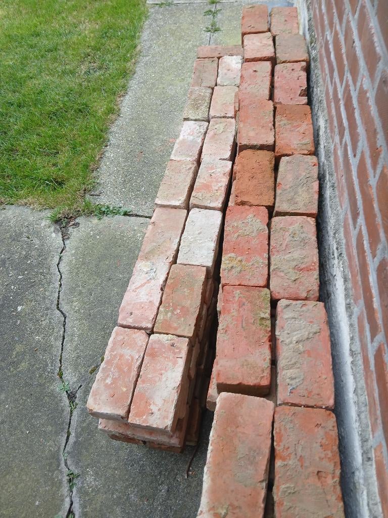 Oude gekuiste bakstenen, Bricolage & Construction, Briques, Utilisé, Briques, Enlèvement