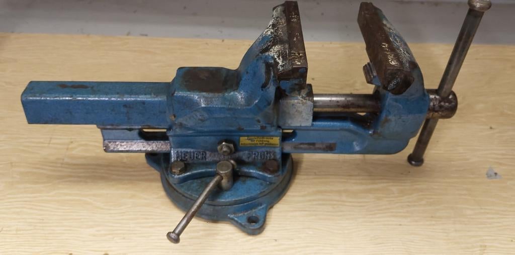 Étau Heuer 120mm PROFI pivotant TOP 15cm, Bricolage & Construction, Outillage | Outillage à main, Enlèvement
