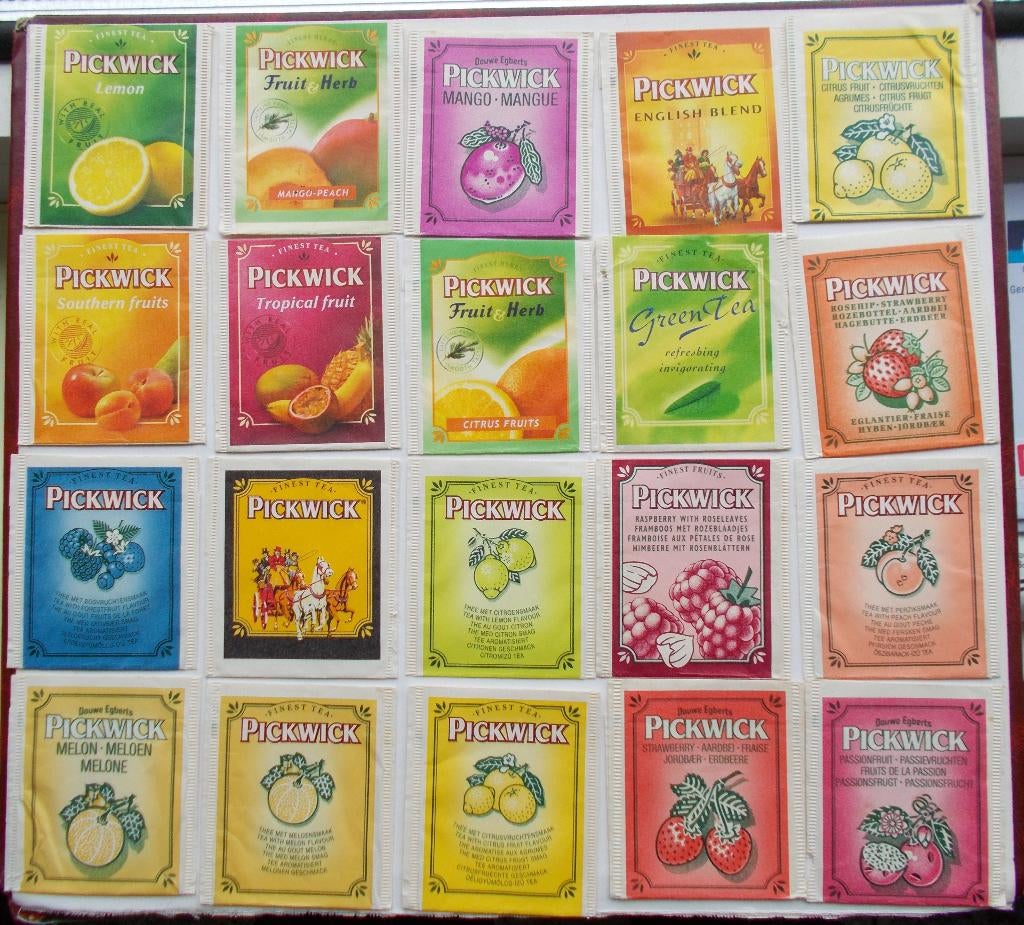 20 theezakjes Pickwick, Hobby en Vrije tijd, Theezakjes, Verzenden, Theezakje(s)