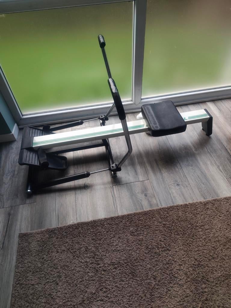 Roeitrainer, Sport en Fitness, Fitnessapparatuur, Ophalen, Buik, Zo goed als nieuw, Metaal