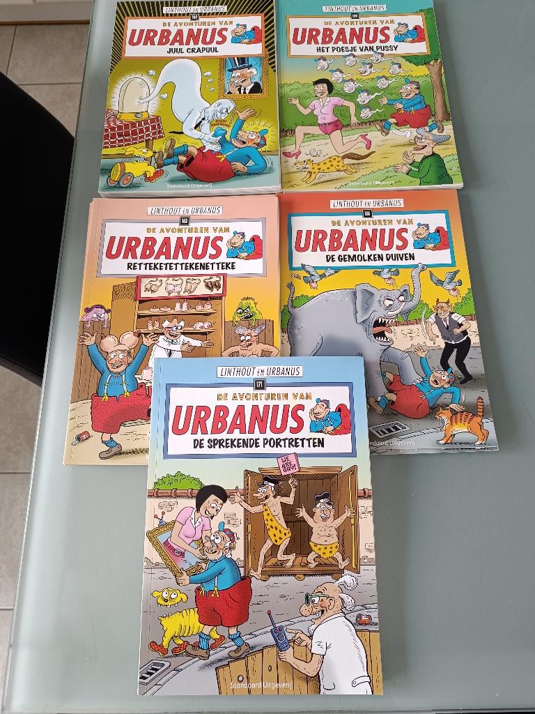 6 splinternieuwe URBANUS strips hoge nummers, Meerdere stripboeken, Ophalen of Verzenden, Nieuw, Linthout en Urbanus