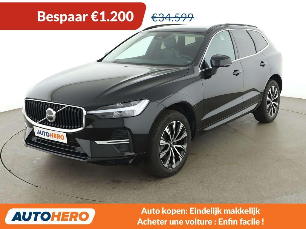 Volvo XC60 2.0 B4 Mild-Hybrid Core 2WD (bj 2022, automaat), Auto's, Volvo, 1969 cc, Zwart, Leder, 5 deurs