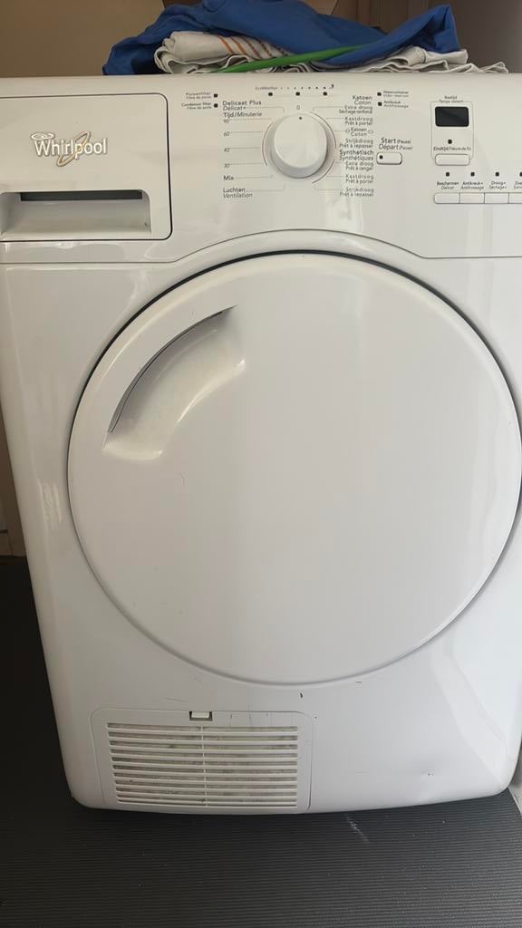 Whirlpool droogkast, Elektronische apparatuur, Ophalen, 6 tot 8 kg, Gebruikt, 90 tot 95 cm