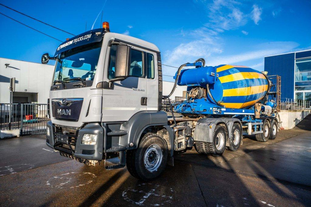 MAN TGS 33.420 BBS +LIEBHERR 12M3 (bj 2017), Auto's, Vrachtwagens, Automaat, Achterwielaandrijving, MAN, Bedrijf