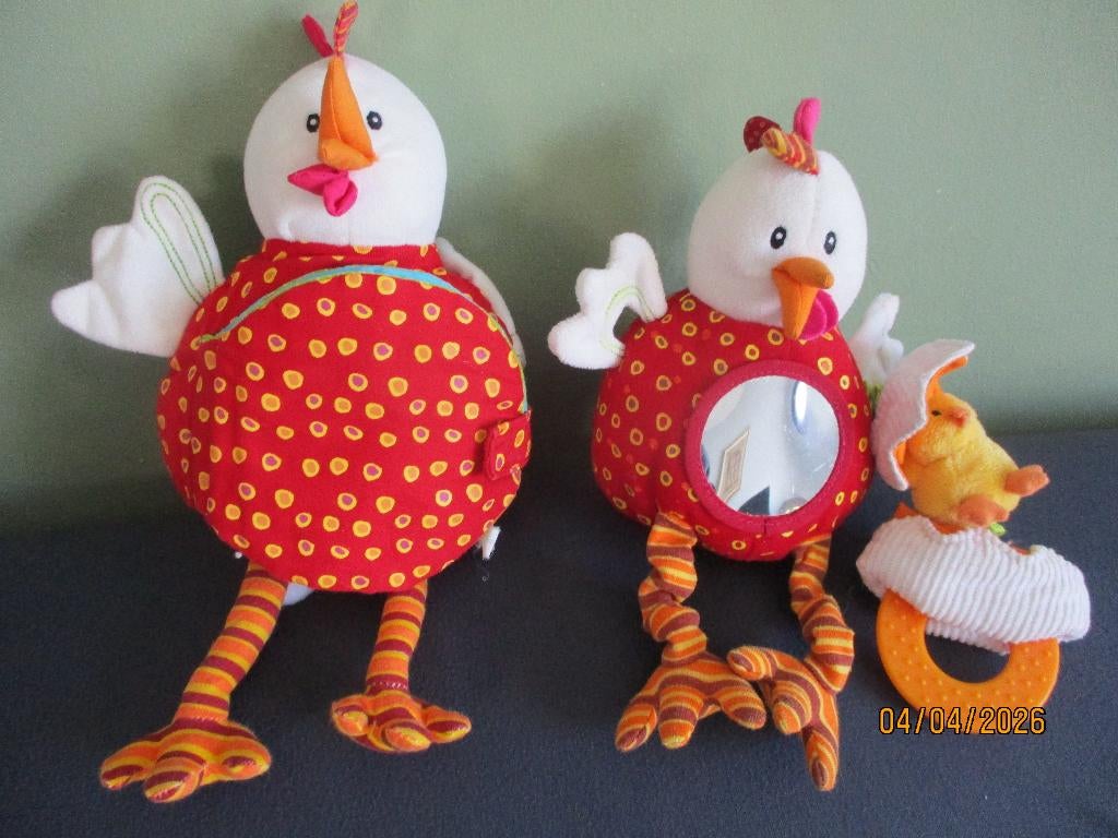 ophélie lilliputiens, Enfants & Bébés, Jouets | Peluches, Utilisé, Autres types, Autres marques, Rouge, Avec son, Enlèvement ou Envoi