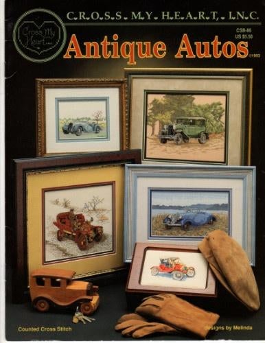 Voitures anciennes Cross My Heart - Motif, Enlèvement ou Envoi, Comme neuf, Broderies à la main, Patron