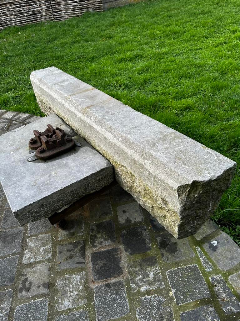 Oude arduinen dorpel blauwsteen, Antiek en Kunst, Ophalen