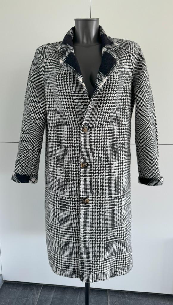 Mantel (38) van Xandres !, Kleding | Dames, Jassen | Winter, Zo goed als nieuw, Maat 38/40 (M), Grijs, Verzenden