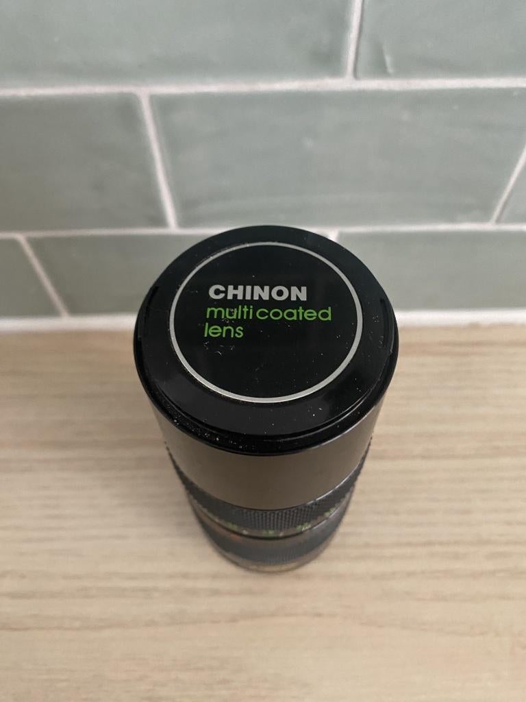 Téléobjectif Chinon 85 - 210 mm - M42 - vintage, Enlèvement, Comme neuf, Téléobjectif, Zoom