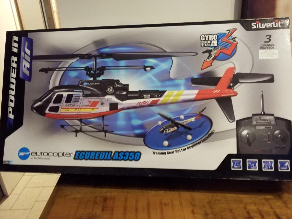 Modelisme Ecureuil AS 350, Ophalen