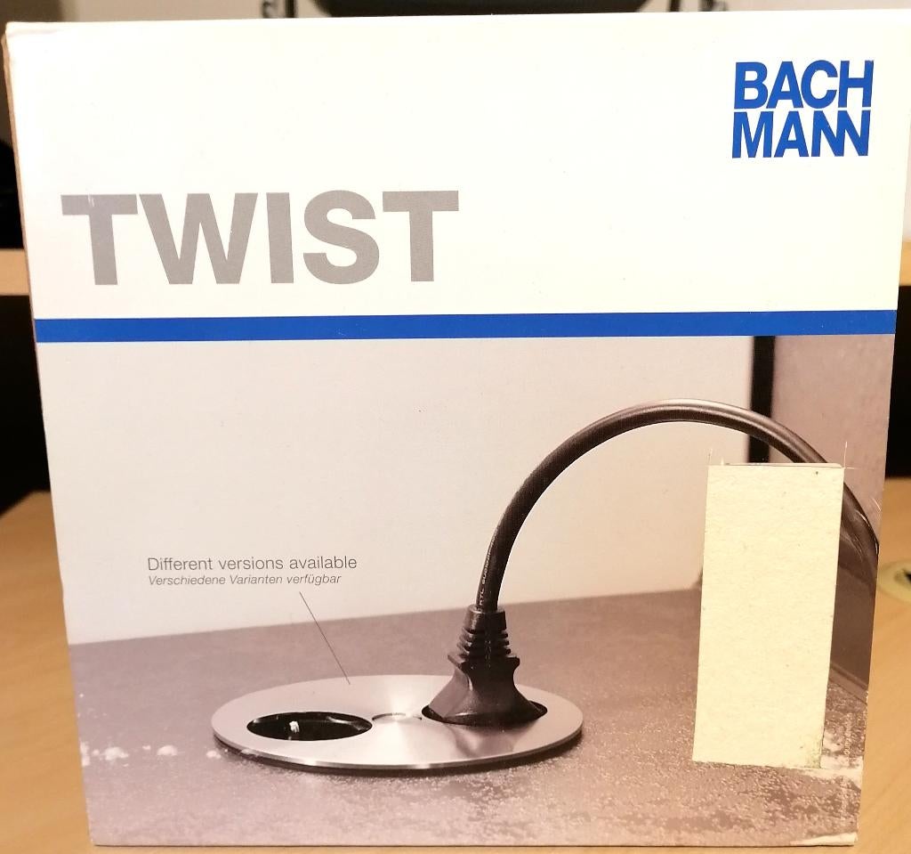 BACHMANN twist inbouw stopkontakt keuken of bureau, Ophalen of Verzenden, Nieuw, Stopcontact