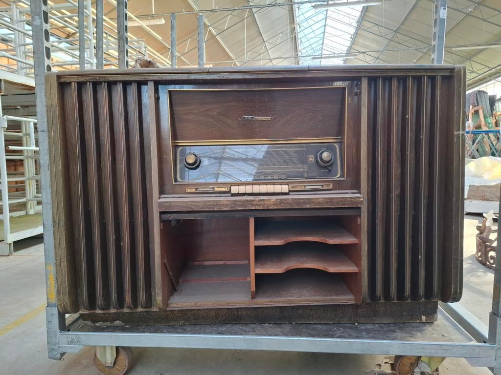 Vintage radio / platenspeler, Enlèvement