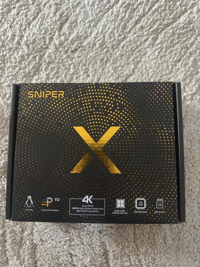 Xsarius Sniper X iptv mediaspeler NIEUW in doos, Enlèvement, Neuf