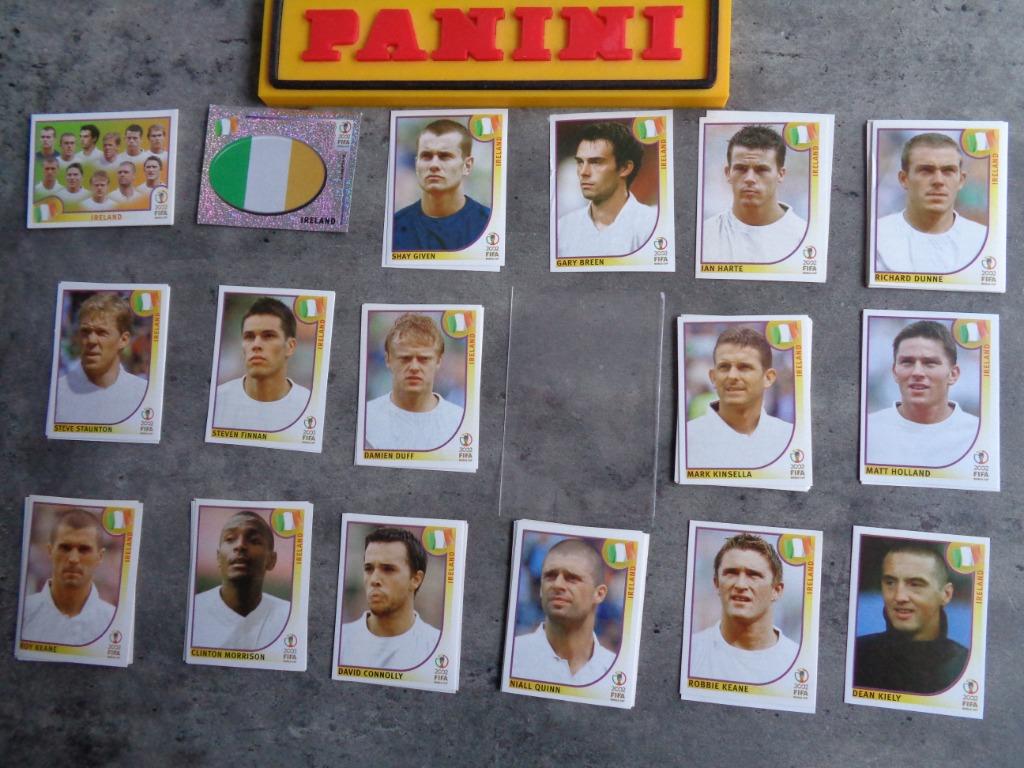 AUTOCOLLANTS DE FOOTBALL PANINI COUPE DU MONDE 2002 IRLANDE, Enlèvement ou Envoi, Neuf