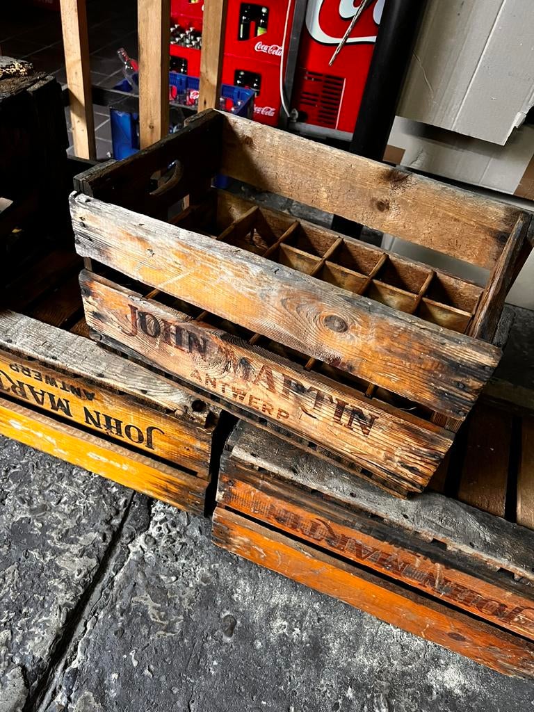 Oude bierbak John Martin, Enlèvement, Utilisé