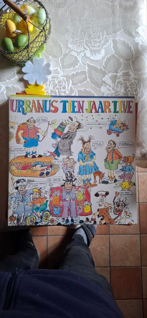 3 LP's Urbanus - Tien jaar live, Ophalen of Verzenden, Zo goed als nieuw, 12 inch, Overige genres