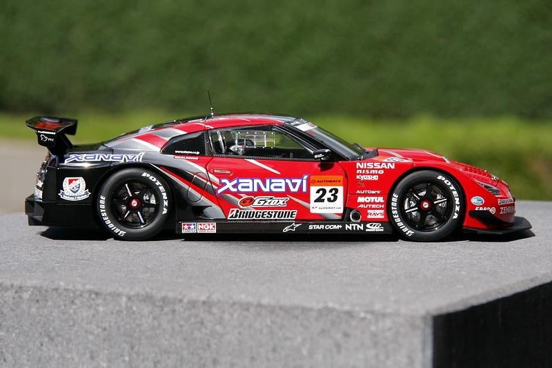 Nissan R35 GT-R GT500 #23 2008 Champion - AutoArt 1 :18, Ophalen of Verzenden, Zo goed als nieuw, Auto, Autoart