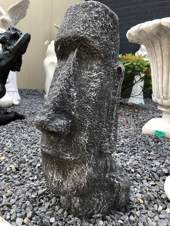 Stenen beeld van ''Moai'', figuur van de paaseilanden, Tuin en Terras, Tuinbeelden, Overige typen, Steen, Ophalen of Verzenden
