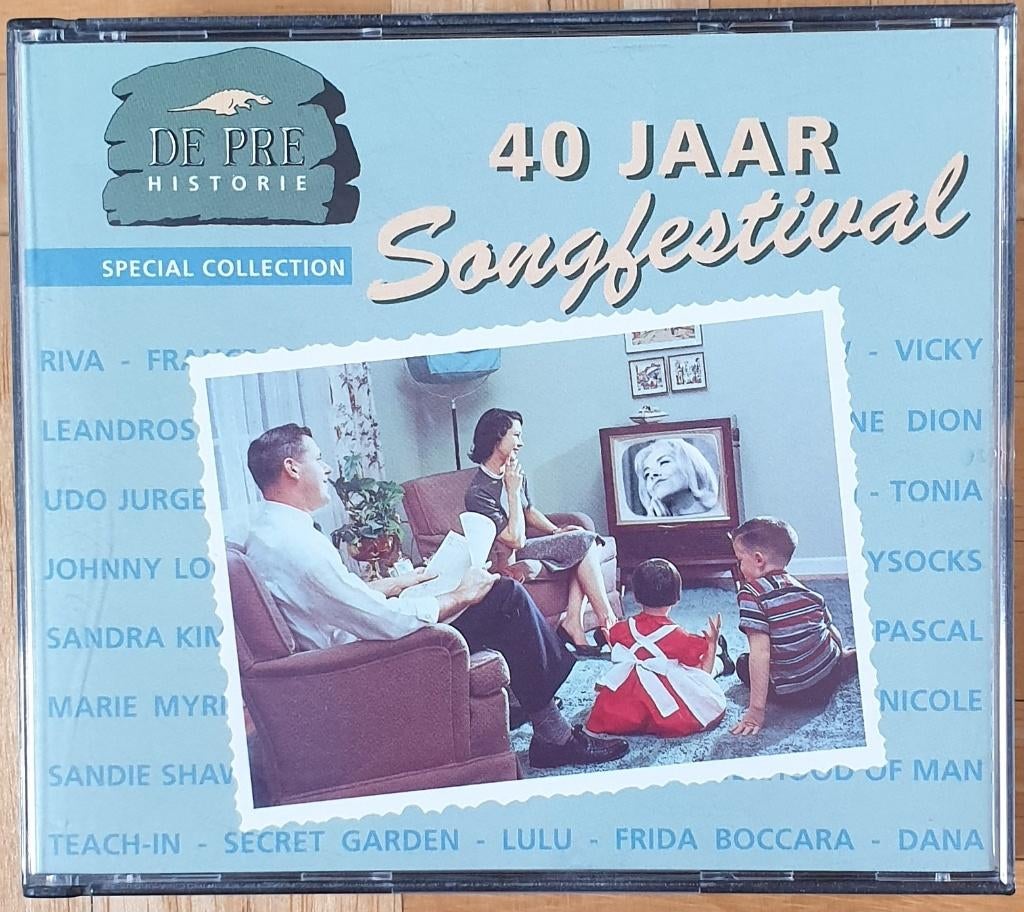 2CD 40 Jaar Songfestival - diverse artiesten, Ophalen of Verzenden, Gebruikt