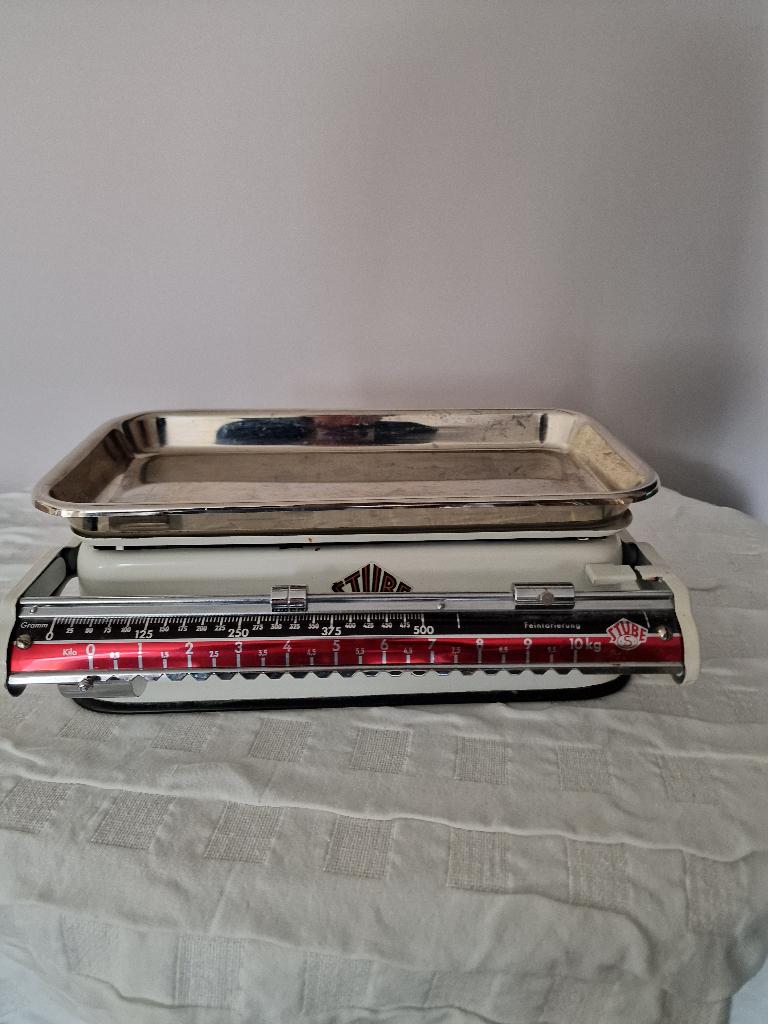 Balance de cuisine mécanique vintage Stube, Moins de 10 kg, Analogique, 500 grammes ou plus gros, Enlèvement ou Envoi
