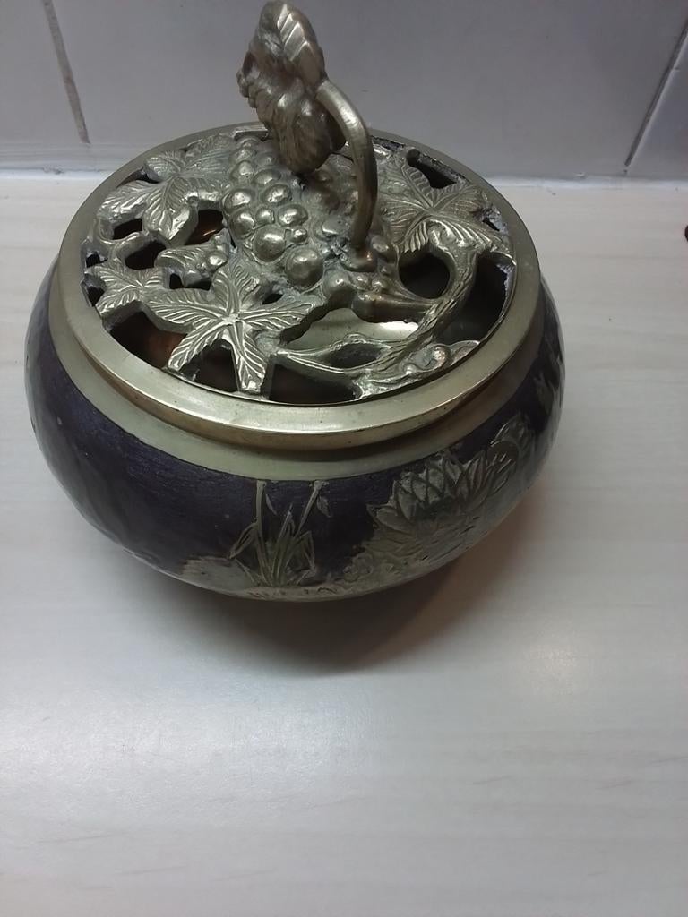 India brass vase, Antiek en Kunst, Antiek | Brons en Koper, Ophalen of Verzenden