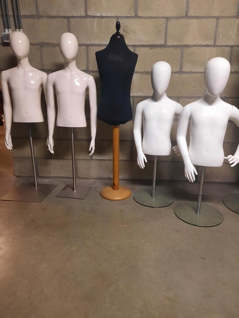 20x Kind bustes, torso's, paspop, Ophalen of Verzenden, Paspop