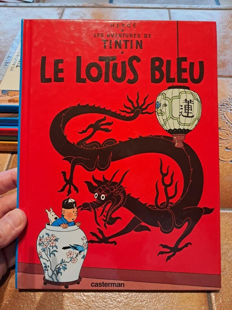 Le lotus bleu - Tintin - Hergé, Une BD, Enlèvement ou Envoi, Comme neuf, Hergé