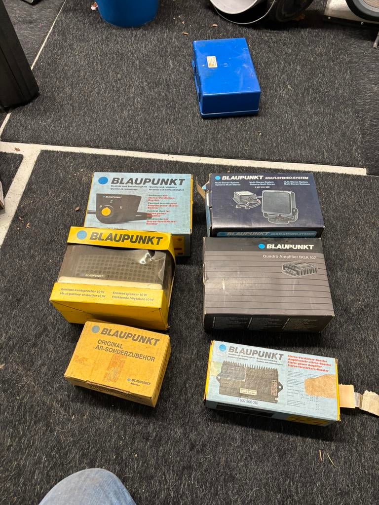 Blaupunkt spullen nieuw oldtimer mancave, Ophalen, Zo goed als nieuw