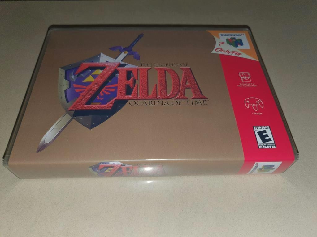 The Legend of Zelda Ocarina of Time N64 Game Case (2), Games en Spelcomputers, Games | Nintendo 64, Verzenden, Zo goed als nieuw