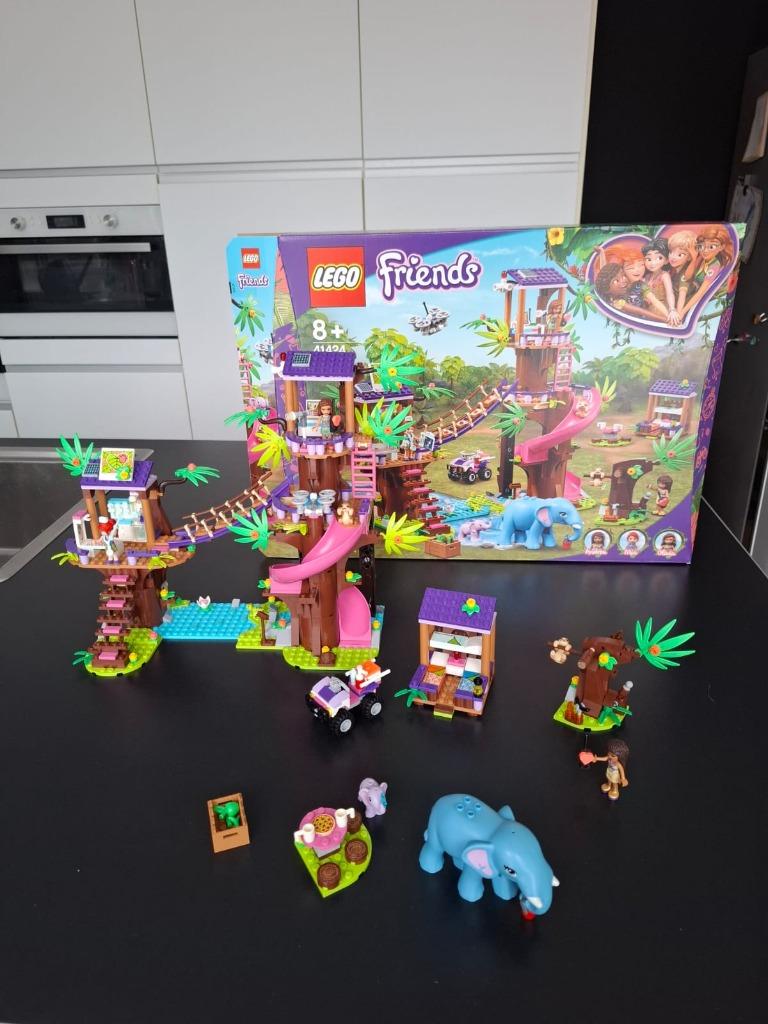 Lego Friends 41424 Jungle Boomhut Reddingsbasis, Ophalen, Zo goed als nieuw, Complete set, Lego