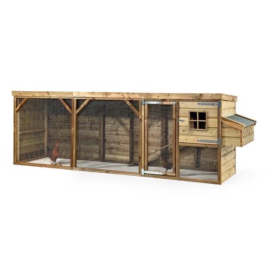 Houten Kippenhok Toby | Nachthok + Overdekte Ren | Glorenza, Dieren en Toebehoren, Ophalen of Verzenden, Nieuw, Kippenhok of Kippenren