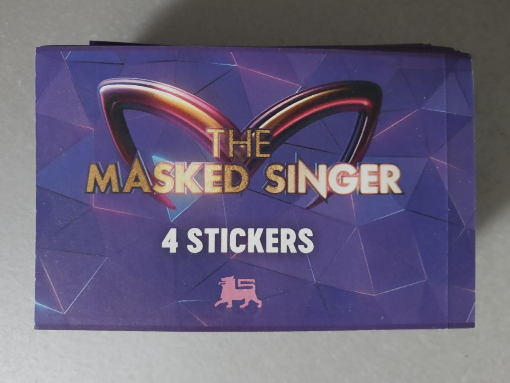 Groot Pak Masked Singer Stickers Delhaize, Autres supermarchés, Enlèvement ou Envoi