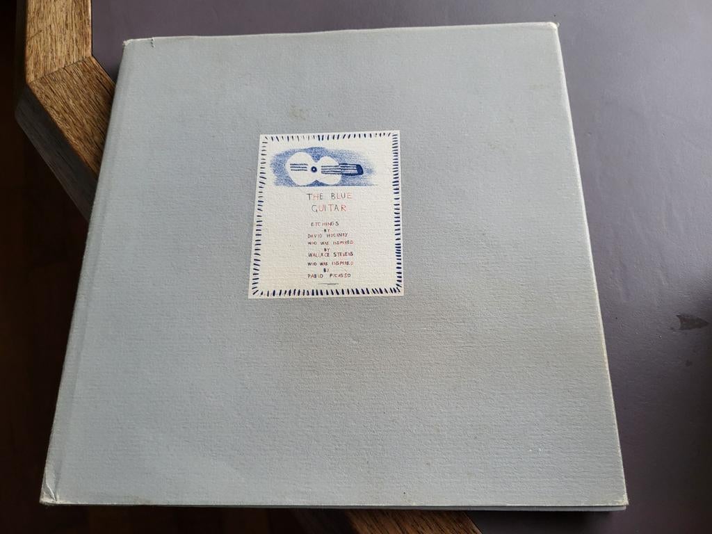 The Blue Guitar David Hockney 1977, Ophalen of Verzenden, Zo goed als nieuw