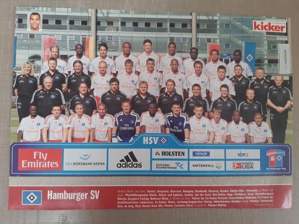 Knipsel Hamburger SV, Verzamelen, Sportartikelen en Voetbal, Verzenden, Gebruikt, Poster, Plaatje of Sticker