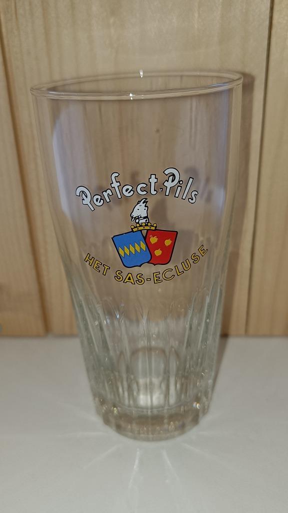 Perfect Pils Het Sas Ecluse bierglas, Ophalen, Zo goed als nieuw, Bierglas