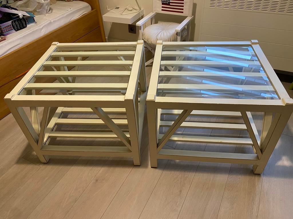 Bijzettafels, 55 à 75 cm, Enlèvement, Cottage, Bois