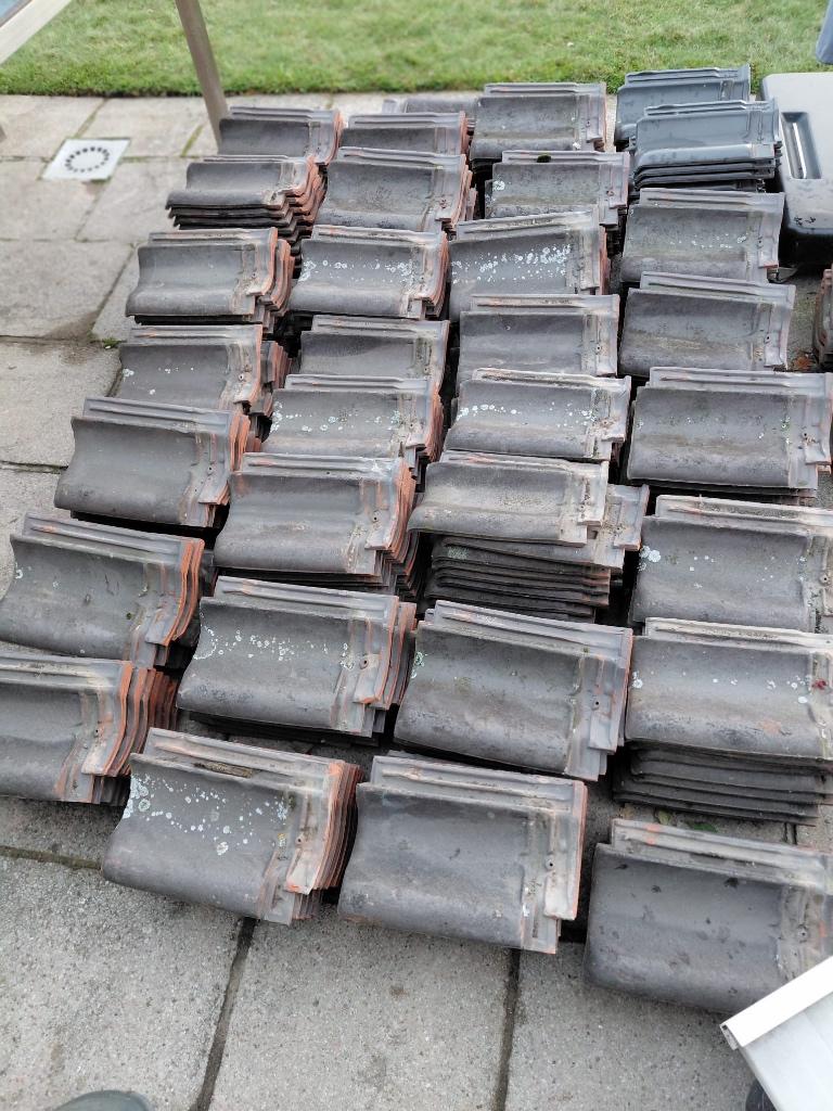 Dakpannen, Ophalen, Gebruikt, Steen of Klei, 15 m² of meer