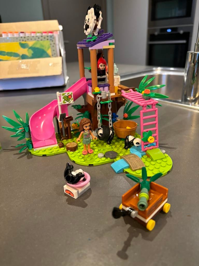 Lego Friends Panda Jungle boomhut 41422, Ophalen of Verzenden, Zo goed als nieuw, Lego