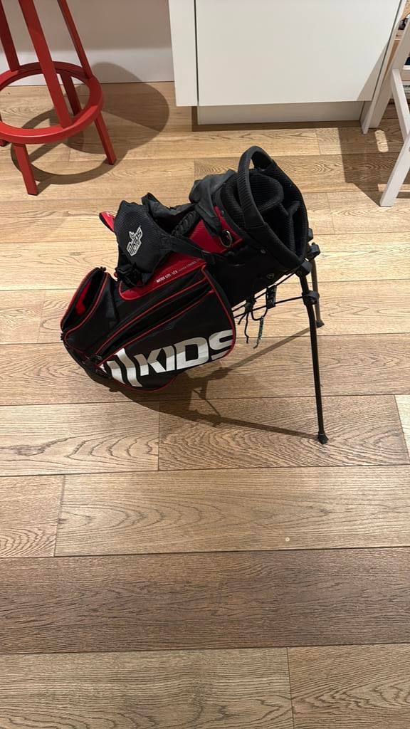 Golftas voor kinderen rood, Ophalen, Zo goed als nieuw