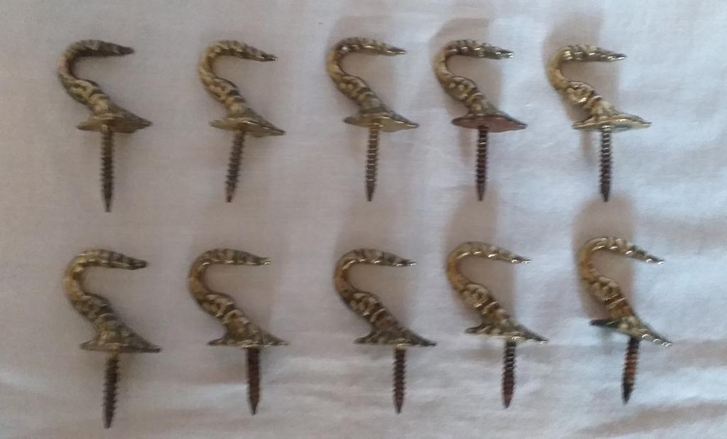 Crochets d'embrasse Louis XV, Antiquités & Art, Enlèvement ou Envoi