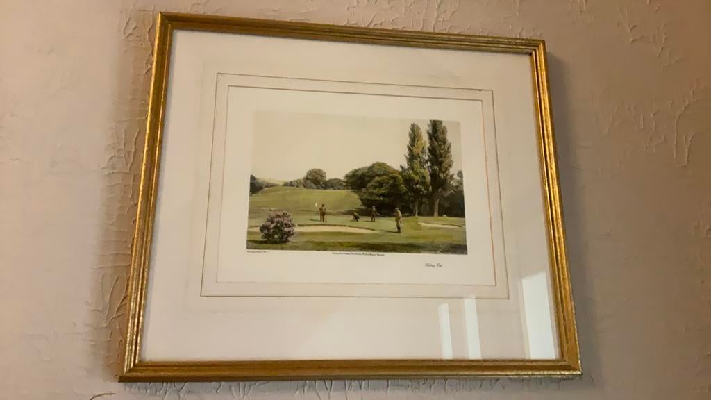 Prachtig werkje in vergulde kader, Ophalen of Verzenden