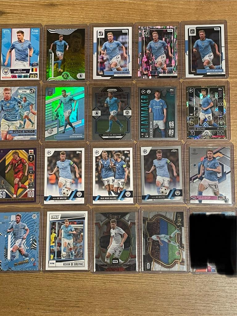 19x Kevin De Bruyne 2022-23, Ophalen of Verzenden, Nieuw, Meerdere plaatjes