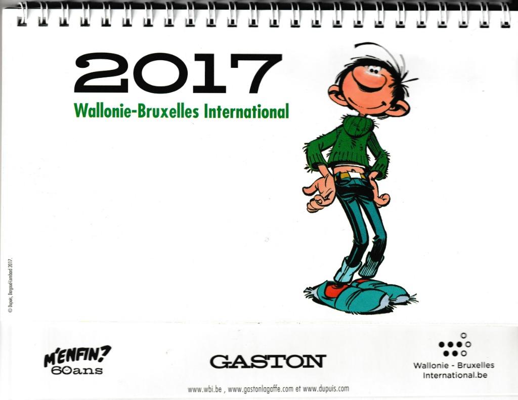 GASTON LAGAFFE CALENDRIER  2017, Enlèvement ou Envoi, Calendrier annuel, Neuf