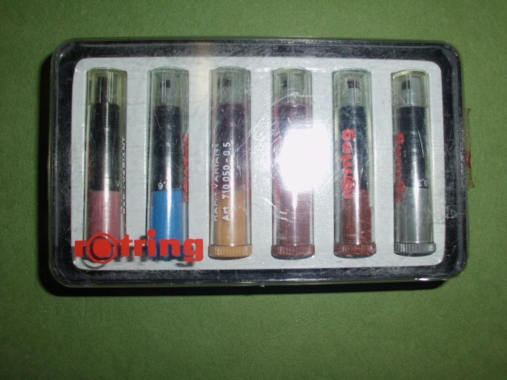 Doosje Rotring pennen-6st, Ophalen, Nieuw