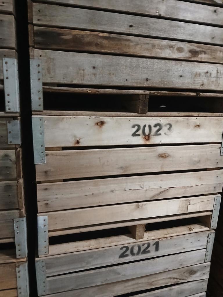 Houten palletboxen, Tuin en Terras, Brandhout, Ophalen