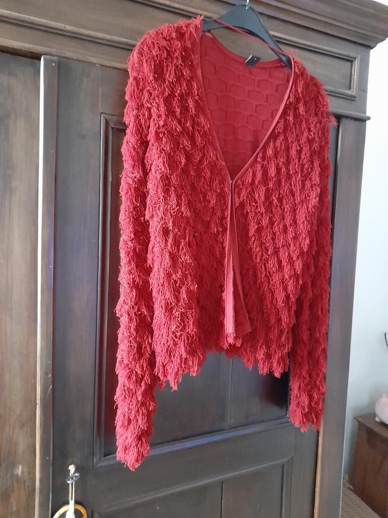 Nieuw - VEST/JAS bordeaux/rood maat (groot) M, Maat 42/44 (L), Nieuw, Ophalen of Verzenden, S.Oliver