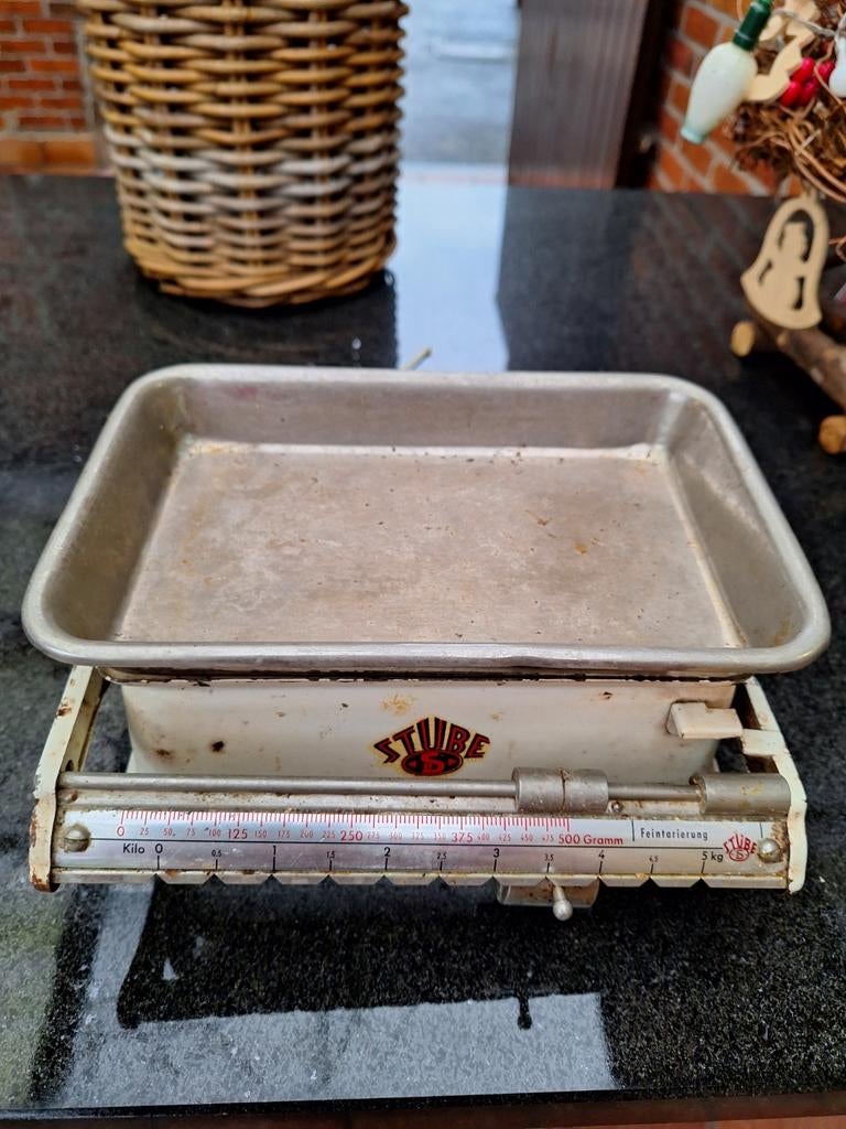 Oude weegschaal, Elektronische apparatuur, Weegschalen, Ophalen of Verzenden, Zo goed als nieuw