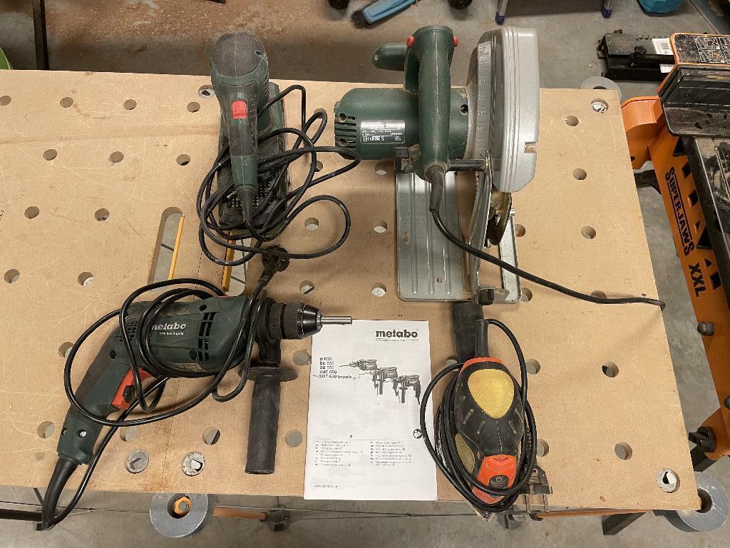 bosch, metabo machines, Doe-het-zelf en Bouw, Gereedschap | Zaagmachines, Ophalen, Gebruikt, Invalzaag, 30 tot 70 mm