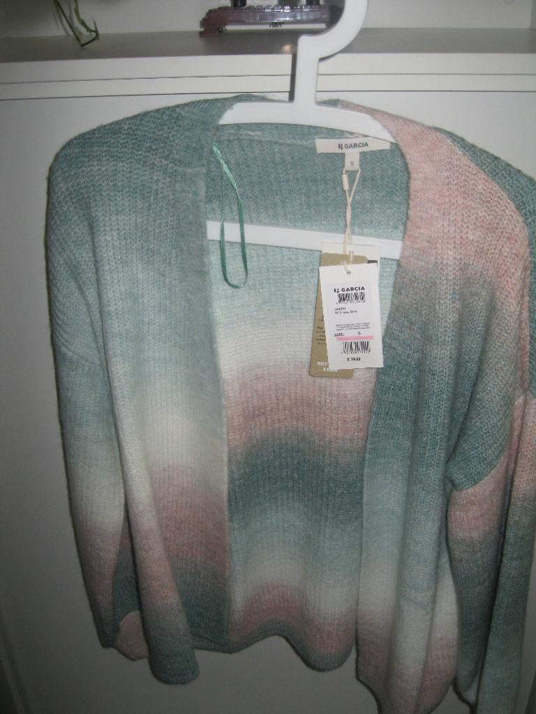Garcia cardigan maat S nieuw met label, Neuf, Enlèvement ou Envoi, Taille 36 (S), Vert