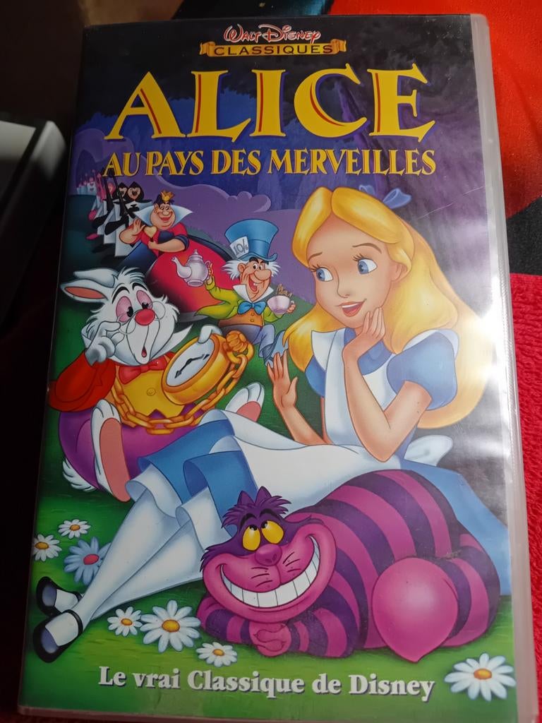 Originele VHS-tape „Alice in Wonderland”, Cd's en Dvd's, VHS | Film, Gebruikt, Overige genres, Alle leeftijden, Ophalen of Verzenden